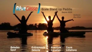 Ecole stand up paddle Quiberon balades Ria D'Etel