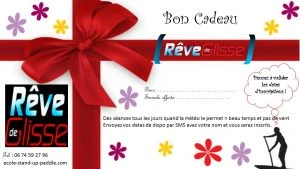 bon cadeau stand up paddle Quiberon